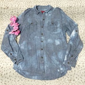 merona denim shirt